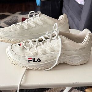 Fila Off-White Athletic Shoes